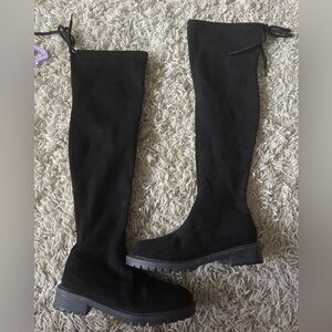 Chic Black Over-the-Knee Women's Boots